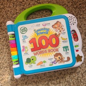 LeapFrog Learning Friends 100 Words Book - Green and Blue